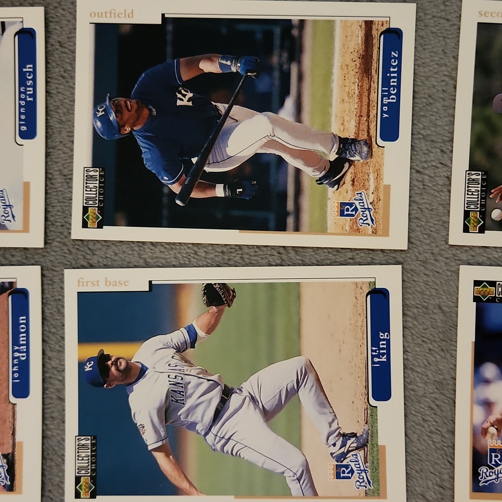 Vintage 1998 Upper Deck Royals Baseball Trading Cards - Picture 3 of 16